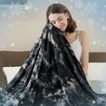thumbnail image 1 of L'AGRATY Cooling Blanket Twin Size (60"x80")- Cooling Blankets for Hot Sleepers - Decorative Lightweight Breathable Summer Cold Blankets for Sleeping Night Sweats to Keep Cool - Black, 1 of 6