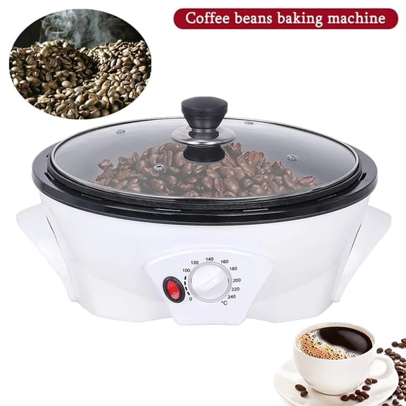 Topchances 110V Coffee Roaster Stainless Steel Electric Coffee Beans Roasting Machine Peanut Baking Machine