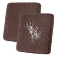 thumbnail image 1 of Topchances 2Pcs Stretch Patio Cushion Covers, Waterproof Outdoor Cushion Cover Replacement for Patio Furniture Protector (Brown), 1 of 8