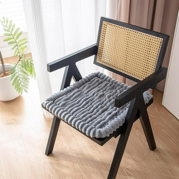 Topchances Fuzzy Couch Covers for Pets, Couch Protector for Dogs Garden Chic Plush Protective Couch Cover, Pet Bed Mat Couch Cover (Light Gray, 17.7x17.7 in)