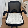 thumbnail image 1 of Topchances Fuzzy Couch Covers for Pets, Couch Protector for Dogs Garden Chic Plush Protective Couch Cover, Pet Bed Mat Couch Cover (Milky White, 17.7x17.7 in), 1 of 8