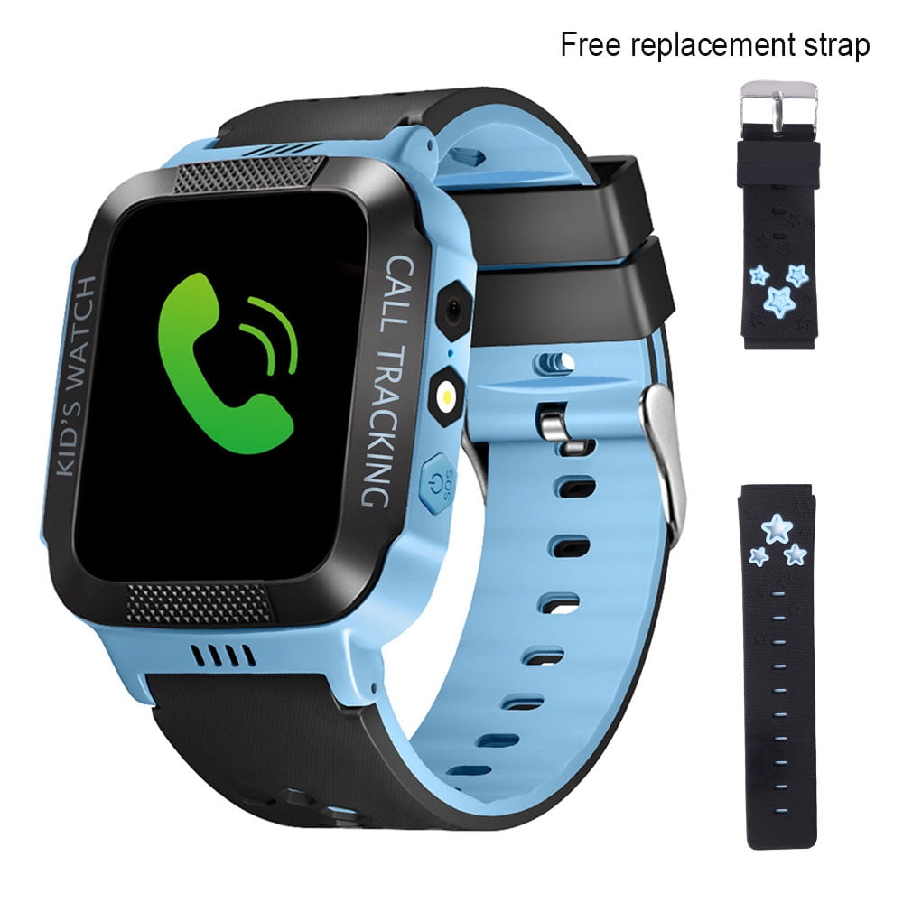 Topchances Kids Smart Watches with Tracker Phone Call for Boys/Girls, Digital Wrist Watch, Sport Smart Watch, Touch Screen Cellphone Camera Anti-Lost SOS Learning Toy for Kids Gift