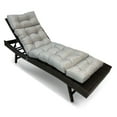 thumbnail image 1 of Topchances Outdoor Chaise Lounge Chair Cushion 70.87"L x 19.69"W Water Resistant Chaise Cushion with Ties for Outdoor Furniture, Pool Lounge Chair Cushions, Gray, 1 of 10