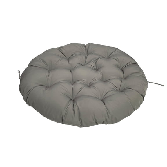 Topchances Papasan Chair Cushion, 51 inch Overstuffed Round Papasan Chair Cushion Only, Thicken Papasan Seat Cushion, Grey