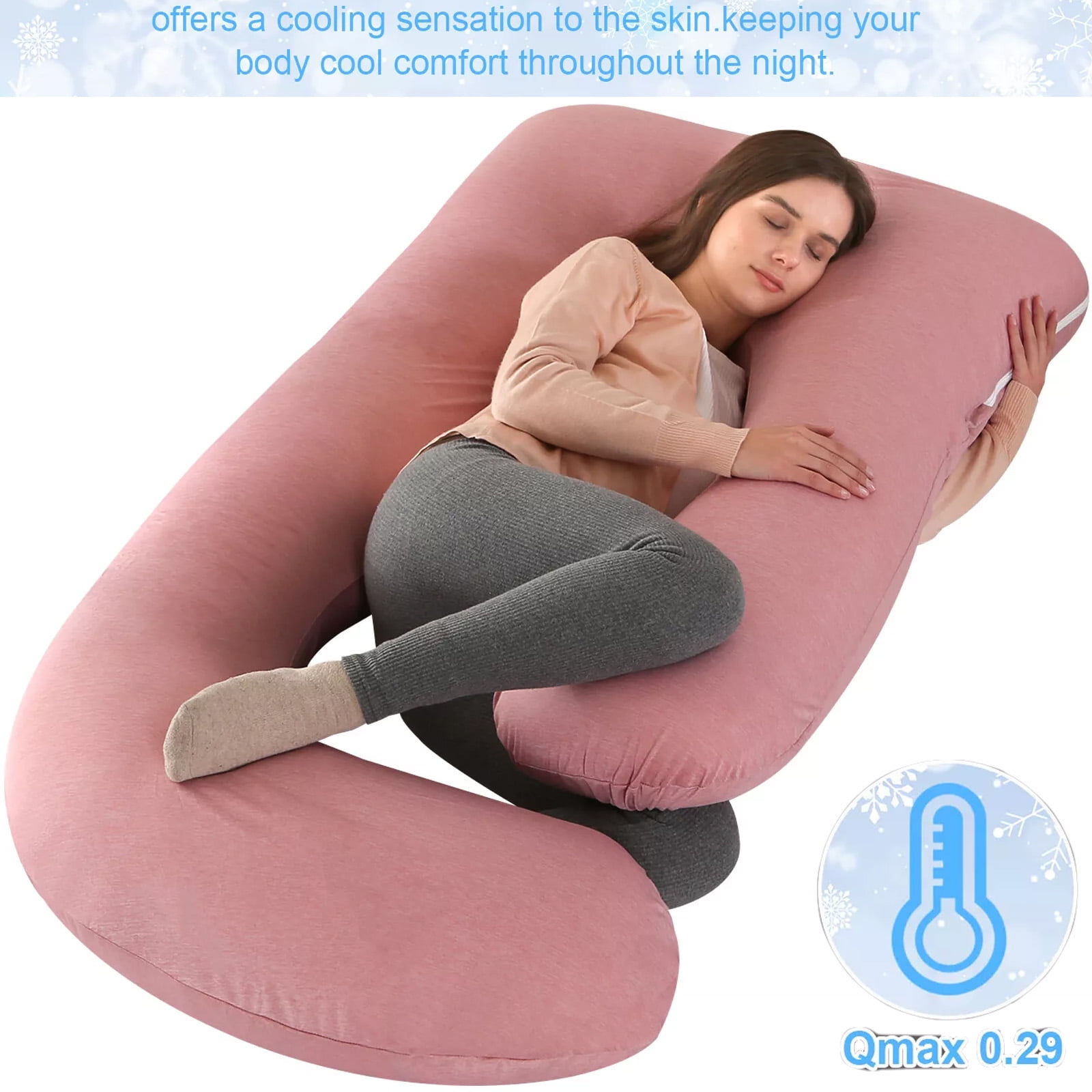 Pillowcase for pregnancy pillow hot sale