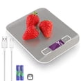 thumbnail image 1 of Topchances Rechargeable Kitchen Scale USB High Precision Backlit LCD Food Scale, 1 of 9