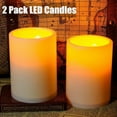 thumbnail image 1 of Topchances Set of 2 Flameless Votive Candles,Flameless Flickering LED Candle Lights, Battery Operated LED Tea Lights for Wedding,Table,Festival,Halloween,Christmas Decoration, 1 of 20