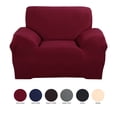 thumbnail image 1 of Topchances Stretch Fabric Polyester Chair Sofa Slipcover, Red, 1 of 8