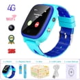 thumbnail image 1 of Topchances T5 Waterproof GPS Smart Watch for Kids, 4G Wifi Video Phone Call Camera SOS Alarm Geo-Fence Touch Screen Monitoring Health Steps Anti-Lost GPS Tracker Watches For Android IOS, Blue, 1 of 11