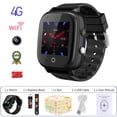 thumbnail image 1 of Topchances T5 Waterproof GPS Smart Watch for Kids, 4G Wifi Video Phone Call Camera SOS Alarm Geo-Fence Touch Screen Monitoring Health Steps Anti-Lost GPS Tracker Watches For Android IOS, Black, 1 of 11