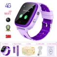 thumbnail image 1 of Topchances T5 Waterproof GPS Smart Watch for Kids, 4G Wifi Video Phone Call Camera SOS Alarm Geo-Fence Touch Screen Monitoring Health Steps Anti-Lost GPS Tracker Watches For Android IOS, Purple, 1 of 11