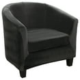thumbnail image 1 of Topchances Tub Chair Slipcover ,2-Piece Velvet Barrel Club Chair Covers Armchair Slipcovers for Club Bar Counter Living, 1 of 7
