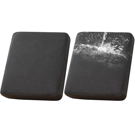Topchances Waterproof Polyester Cushion Covers, Dark Grey