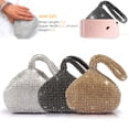 thumbnail image 1 of TOPCHANCES Women's Evening Clutch Bag Triangle Full Rhinestones Party Prom Wedding Purse Carrying, 1 of 4
