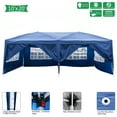 thumbnail image 1 of Topcobe 10' x 20' Outdoor Canopy Tent, Easy Set up Canopy Tents for Outside, 4 Windows Waterproof Tents and Canopies with Carry Bag, Gazebo for Wedding, Party, Commercial Event, Five Sets, Blue, 1 of 8