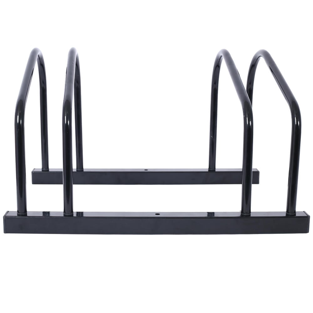 Topcobe 2 Bikes Floor Bike Stand, Bike Parking Rack, Indoor/Outdoor Bike Storage Stand Garage, 22-28" Wheel Stand, Black Topcobe 2 Bikes Floor Bike Stand, Bike Parking Rack, Indoor/Outdoor Bike Storage Stand Garage, 22-28" Wheel Stand, Black