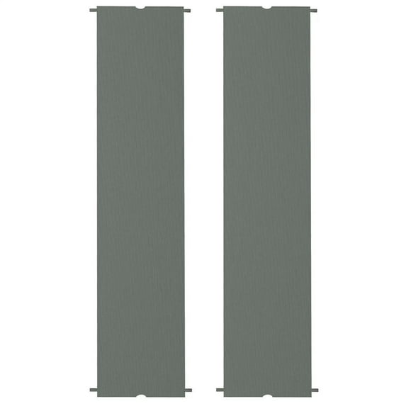 Topcobe 2 Pcs Pergola Replacement Canopy, UV Protection Pergola Shade Cover, Easy to Install, for 10 x 10ft Pergola, Outdoor Canopy, Shade Canopy, Patio Canopy, Dark Gray