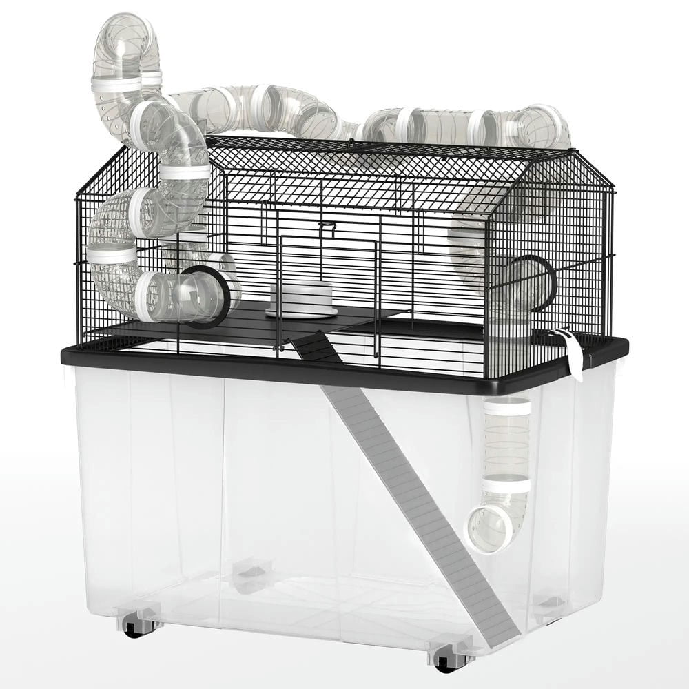 Photo inspiration: Topcobe 2 Tier Hamster Cage With 12 Deep Tray Tube Photo Inspiration