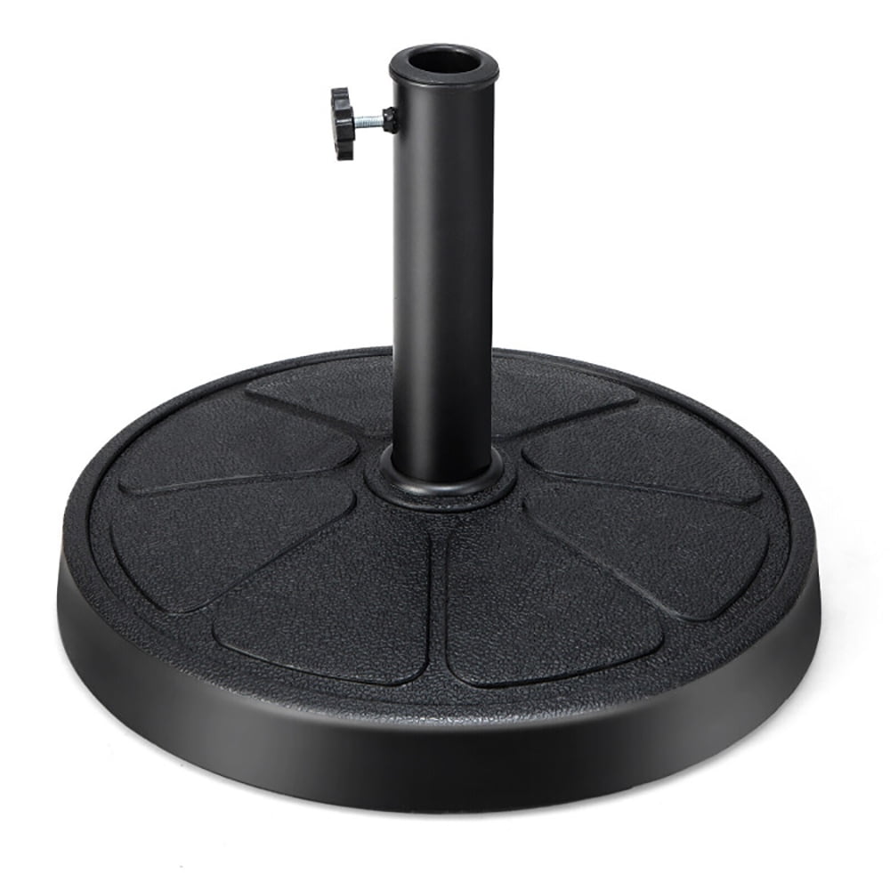 Topcobe 31lbs 18" Round Outdoor Umbrella Base, Patio Umbrella Stand Topcobe 31lbs 18" Round Outdoor Umbrella Base, Patio Umbrella Stand