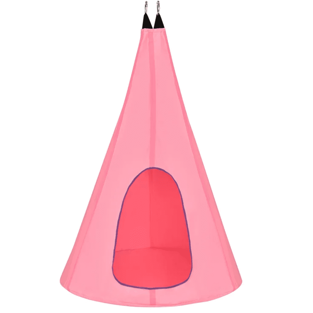Topcobe 32 Inch Kids Nest Swing Chair Hanging Hammock Seat for Indoor Outdoor, Swinging Hammock Chair, Pink Topcobe 32 Inch Kids Nest Swing Chair Hanging Hammock Seat for Indoor Outdoor, Swinging Hammock Chair, Pink