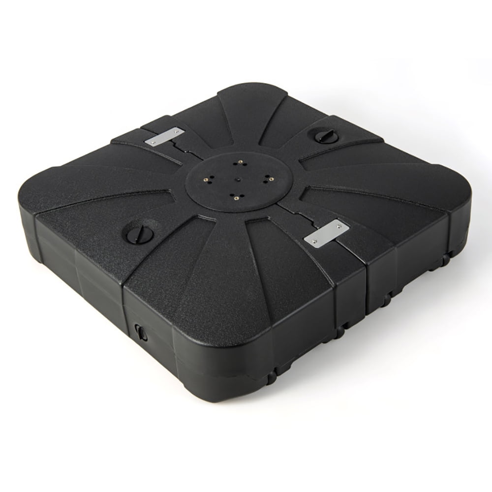 Topcobe 33.5 x 33.5 Inch Fillable Cantilever Umbrella Base with Wheels, Umbrella Stand Outdoor Base