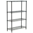 thumbnail image 1 of Topcobe 4-Tier Wire Shelving Unit Metal Storage Rack Adjustable Organizer Perfect for Pantry Laundry Bathroom Kitchen Closet Organization, 35.43" L x 13.78" W x 55.12" H, 1 of 5