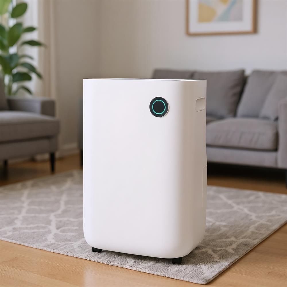 Topcobe 4500 Sq Ft Dehumidifier with 5 Modes and 3-Color Indicator Light, Dehumidifier for Home Basement and Large Room, White
