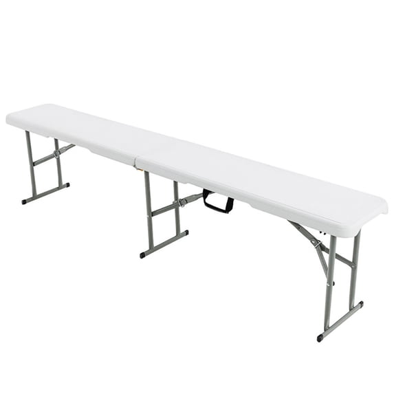 Topcobe 6 Feet Portable Picnic Folding Bench with Carrying Handle, Camping Utility Bench
