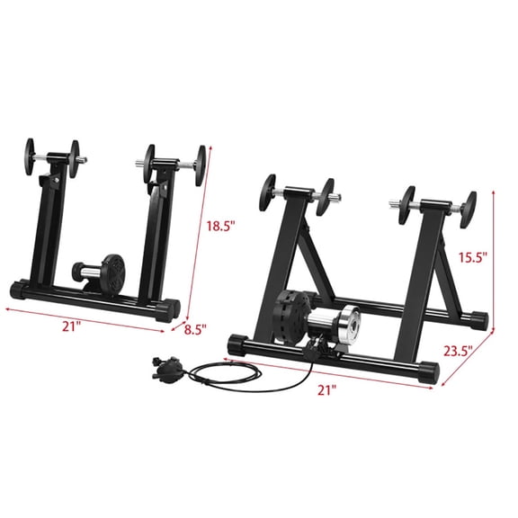 Topcobe 8 Adjustable Resistance Indoor Steel Bicycle Exercise Stand, Indoor Cycling Stationary Bike for Home Gym Cardio