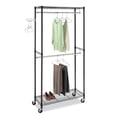 thumbnail image 1 of Topcobe Clothes Hanger Home Shelf Garment Rack, Carbon Steel, Black, 1 of 7