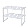 thumbnail image 1 of Topcobe Dish Drying Rack, 2 Tier Sink Rack for Kitchen, Dish Sink Rack, White Stainless Steel Multi-functional Kitchen Sink Rack, 1 of 5