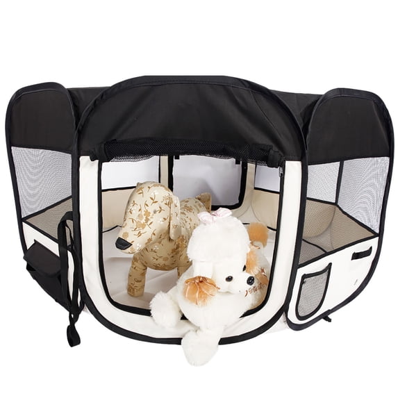 Topcobe Dog Houses for Small Dogs, Waterproof Breathable Bed for Dogs / Cats, 45" Portable Pet Fences for Dogs