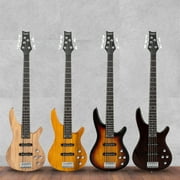 Topcobe Exquisite GIB Electric 5 String Bass Guitar Full Size with Bag & Strap & Pick & Connector & Wrench Tool
