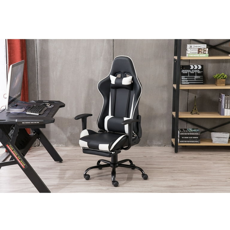 Topcobe Gaming Chair Swivel Chair Racing Style Ergonomic High