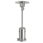 Topcobe Garden Propane Standing LP Gas Steel Accessories Heater, Outdoor Heaters for Patio, Backyard Furniture, Silver
