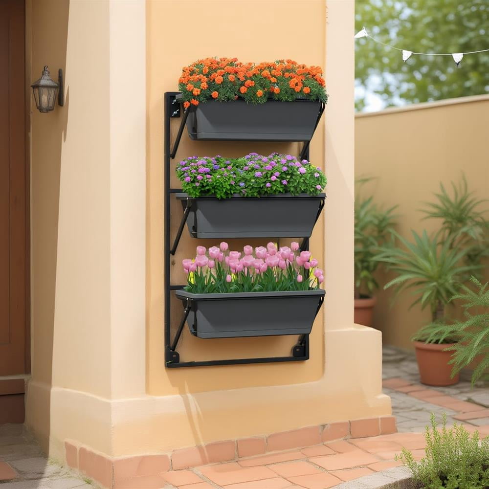 Topcobe Hanging Vertical Planter Wall-mounted Adjustable with ...