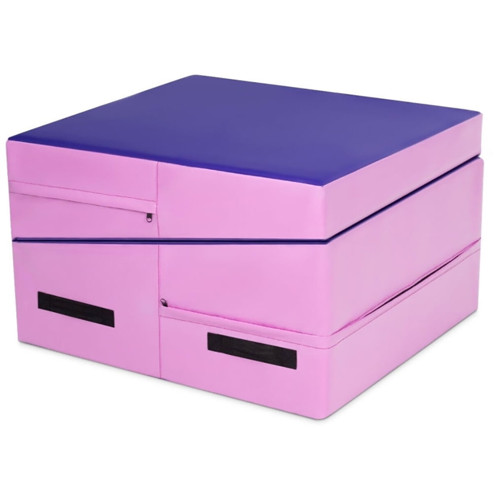 Topcobe Incline Gymnastic Pad Folding Wedge Ramp Gym Fitness Exercise