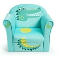 thumbnail image 1 of Topcobe Kids Crocodile Armrest Upholstered Couch, Sofa for Kids, Toddler Living Room Chair, 1 of 7