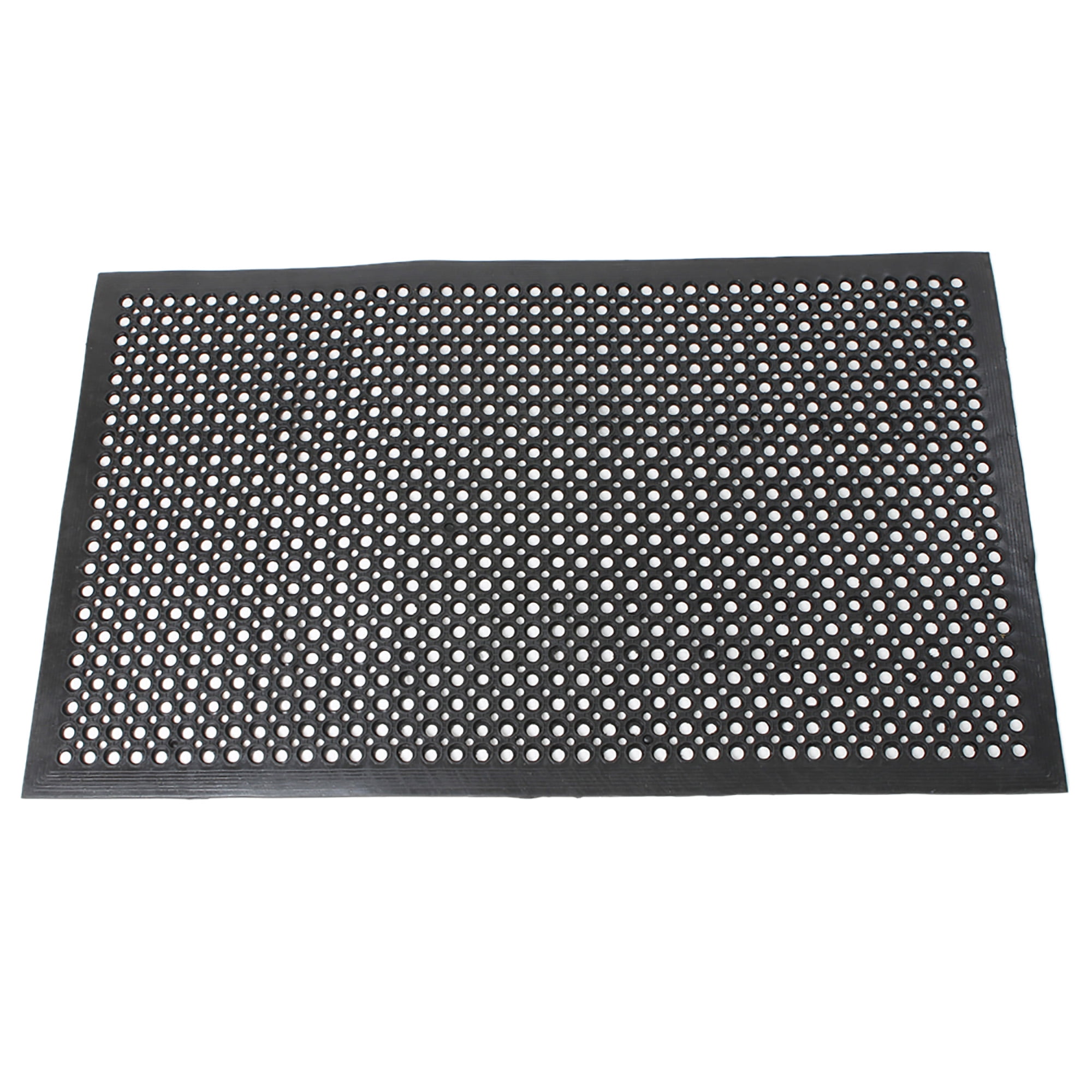 Topcobe Kitchen Mats, Comfort Anti Fatigue Mat Kitchen Rug with Holes, Non-Slip Bar Drainage Utility Floor Mat for Restaurant, Office Standing Desk Mat Door Mat for Indoor Outdoor