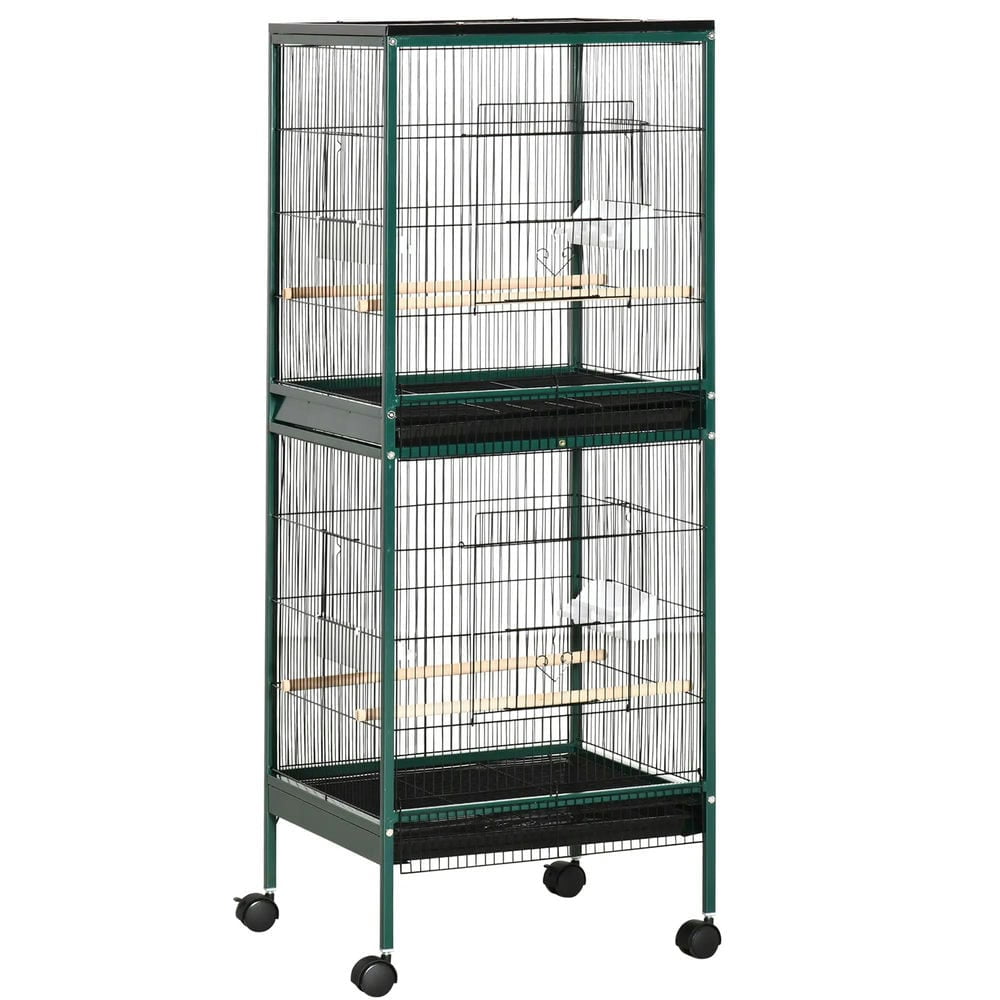 Picture of Topcobe Large Bird Cage with 1.7 ft. Width for Wingspan, Bird Aviary ...