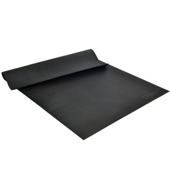 Topcobe Large Yoga Mat 6' x 4' x 8 mm Thick Workout Mats, Anti Tear Gymnastics Gym Folding Exercise Aerobics Mats, Black