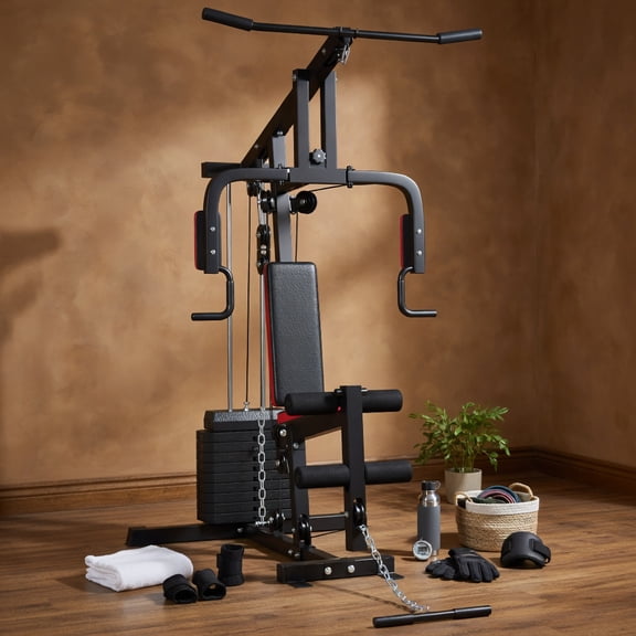Topcobe Multifunction Cross Trainer Workout Machine, Home Gym Fitness Trainer Kit, Full Body Workout