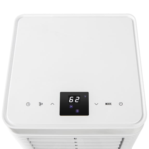 Topcobe Portable Air Conditioner 9000 BTU 3 in 1 AC Unit with Fan and Dehumidifier, Standing Fans for Home Office, Quiet Bladeless Floor Powerful Fan