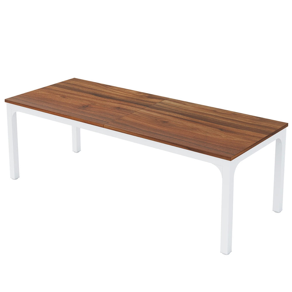 Topcobe Rectangular Dining Table, 78 inch Long Kitchen Table for 6-8 ...