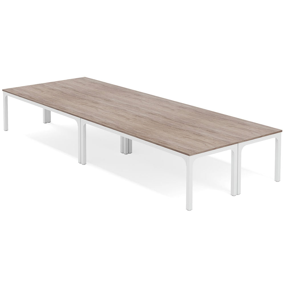 Topcobe Rectangular Dining Table, 78 inch Long Kitchen Table for 6-8 ...