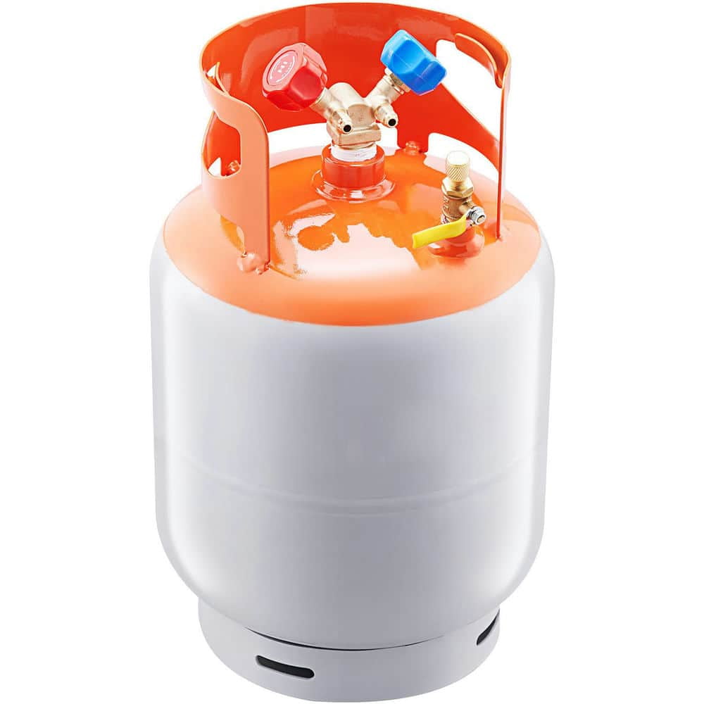 Topcobe Refrigerant Recovery Reclaim 30lb Cylinder Tank 400 PSI Liquid Rated Y Valve, Refrigerant Recovery Tank Topcobe Refrigerant Recovery Reclaim 30lb Cylinder Tank 400 PSI Liquid Rated Y Valve, Refrigerant Recovery Tank