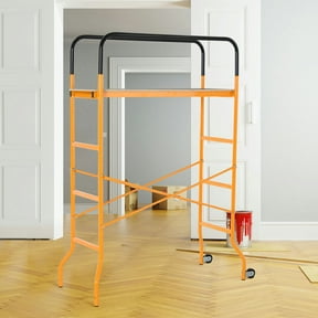 Topcobe Scaffolding Platform, Adjustable, Foldable and Rolling Scaffold Platform for Construction & DIY Projects