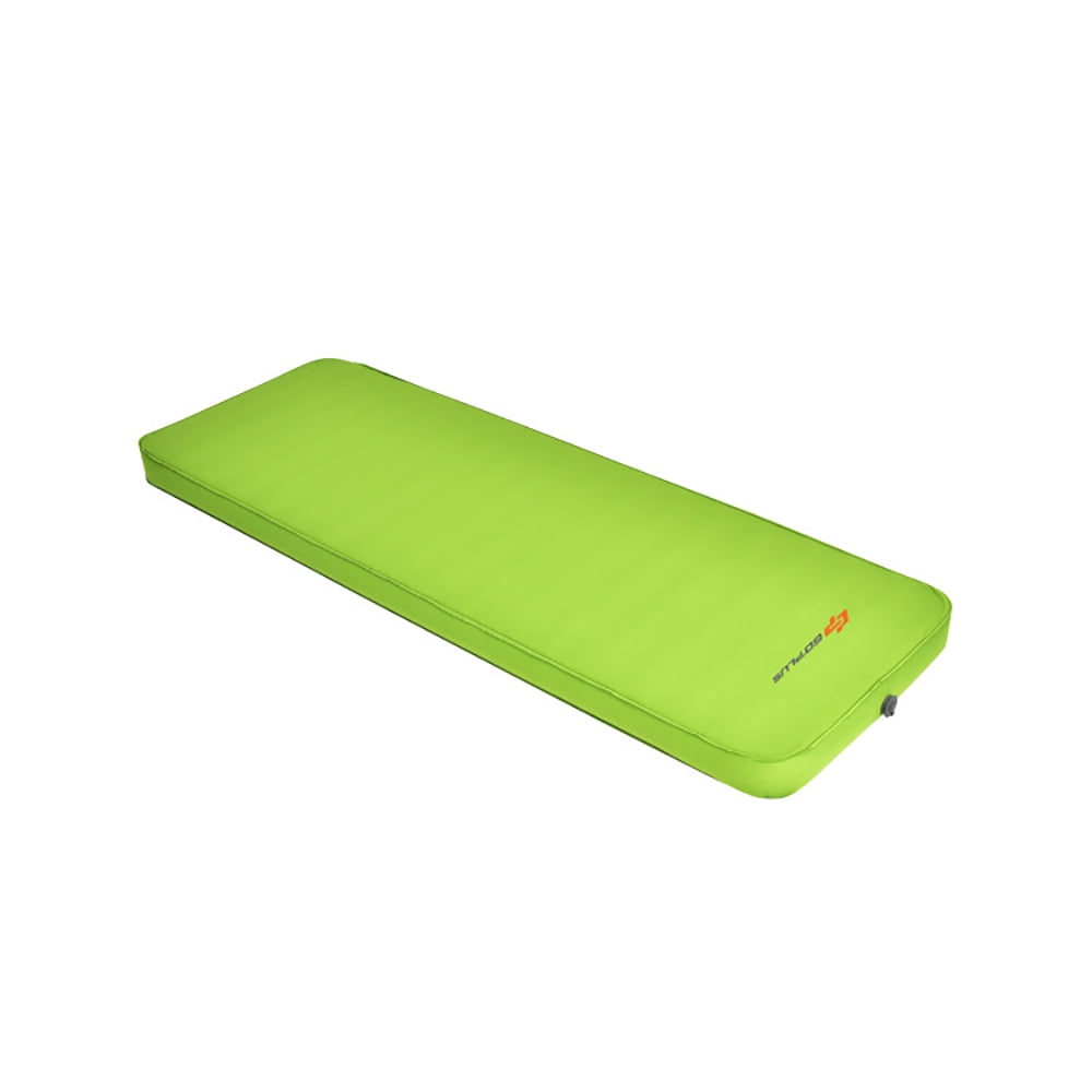 Topcobe Self Inflating Folding Camping Sleeping Mattress with Carrying Bag, Outdoor Portable Camping Bed for Travel, Green
