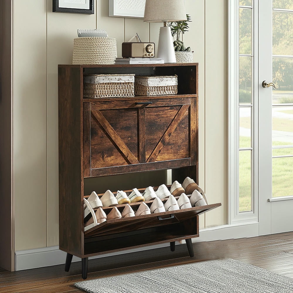 Topcobe Shoe Cabinet, Storage Cabinets with Shelves, Modern Furniture for Indoor Living Room, Bedroom, Fashion Design Topcobe Shoe Cabinet, Storage Cabinets with Shelves, Modern Furniture for Indoor Living Room, Bedroom, Fashion Design