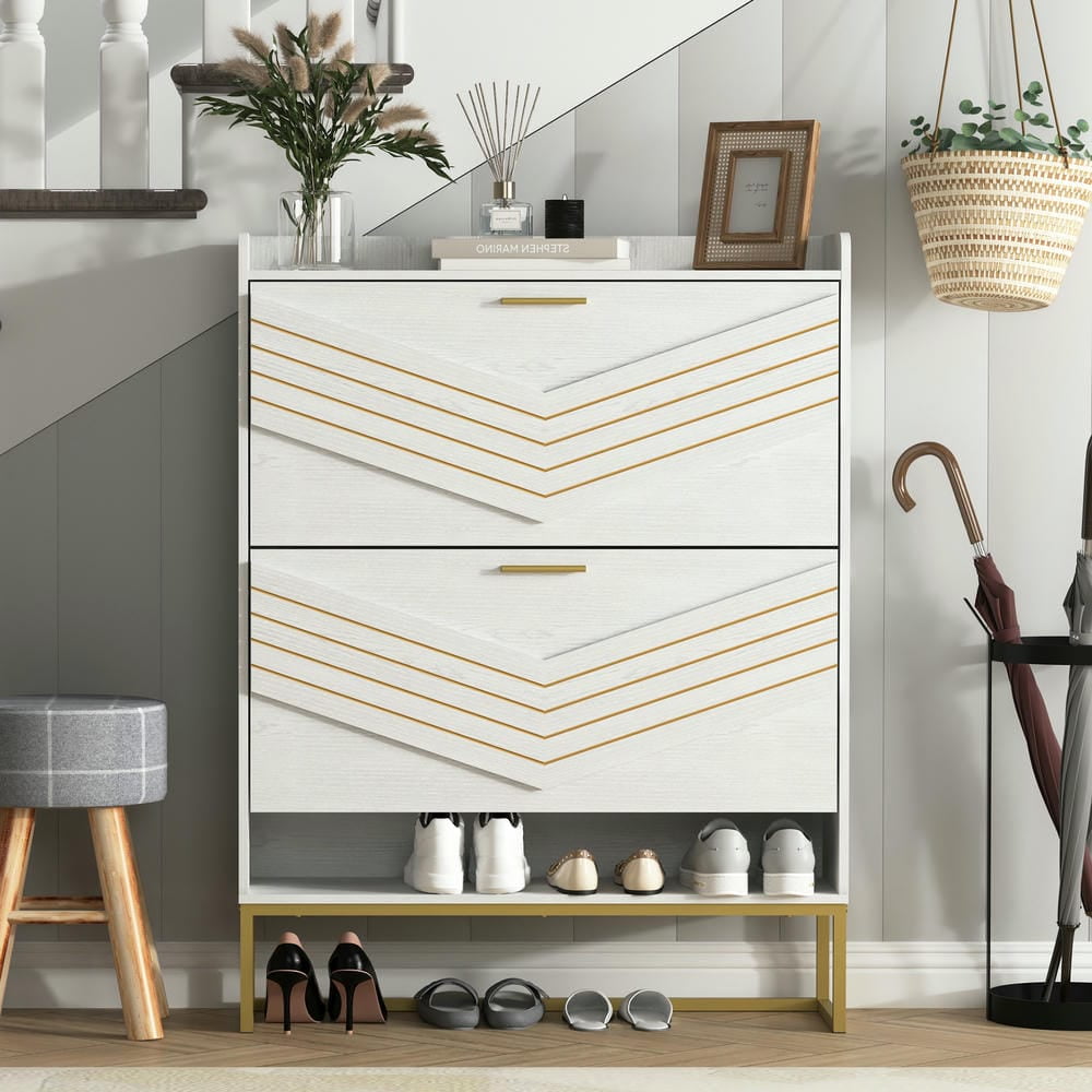 Topcobe Shoe Cabinet with Doors, Modern Shoe Storage Cabinet, Freestanding Shoe Organizer Cabinet for Entryway, Hallway, Living Room, White Topcobe Shoe Cabinet with Doors, Modern Shoe Storage Cabinet, Freestanding Shoe Organizer Cabinet for Entryway, Hallway, Living Room, White